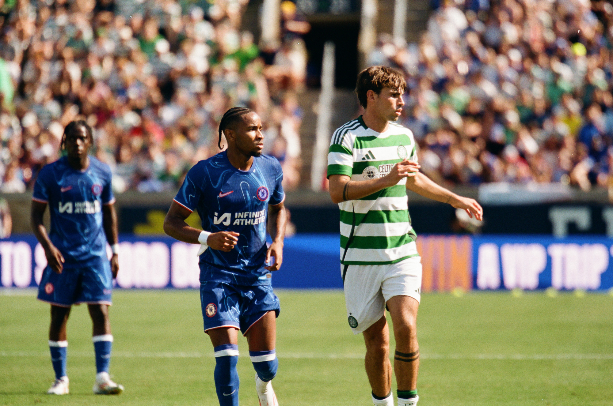 Chelsea v celtic on 35mm